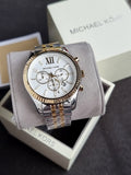 MICHAEL KORS Lexington Chronograph White Dial Men's Watch MK8344