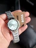 Boss Women's Quartz Analog Watch with Stainless Steel Strap 1502716, Silver, Bracelet, Silver, Bracelet