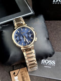 Hugo Boss Women’s Quartz Gold Stainless Steel Blue Dial 38mm Watch 1502677