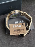 Hugo Boss Women’s Quartz Gold Stainless Steel Blue Dial 38mm Watch 1502677
