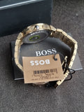 Hugo Boss Women’s Quartz Gold Stainless Steel Blue Dial 38mm Watch 1502677