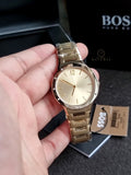 HUGO BOSS Stainless Steel Analog Gold Dial Women's Watch-1502715
