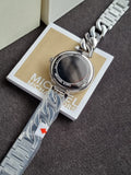Michael Kors Catelyn Silver Glitz Chain Stainless Steel Watch MK4675