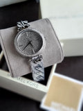 Michael Kors Catelyn Silver Glitz Chain Stainless Steel Watch MK4675