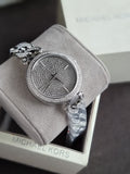 Michael Kors Catelyn Silver Glitz Chain Stainless Steel Watch MK4675
