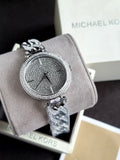 Michael Kors Catelyn Silver Glitz Chain Stainless Steel Watch MK4675