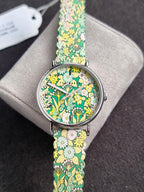 Ted baker Women's floral Printed Leather Strap Casual Watch 37mm Dial Quartz Watch