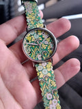 Ted baker Women's floral Printed Leather Strap Casual Watch 37mm Dial Quartz Watch