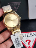 Guess Men’s Quartz Gold Stainless Steel Gold Dial 42mm Watch GW0542G2