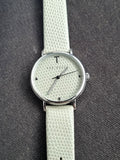 Ted baker Women Stainless Steel White Leather Strap Quartz Watch