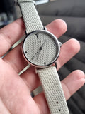 Ted baker Women Stainless Steel White Leather Strap Quartz Watch