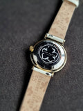 Ted baker Ladies Watch White Dial White Leather Strap Quartz Watch