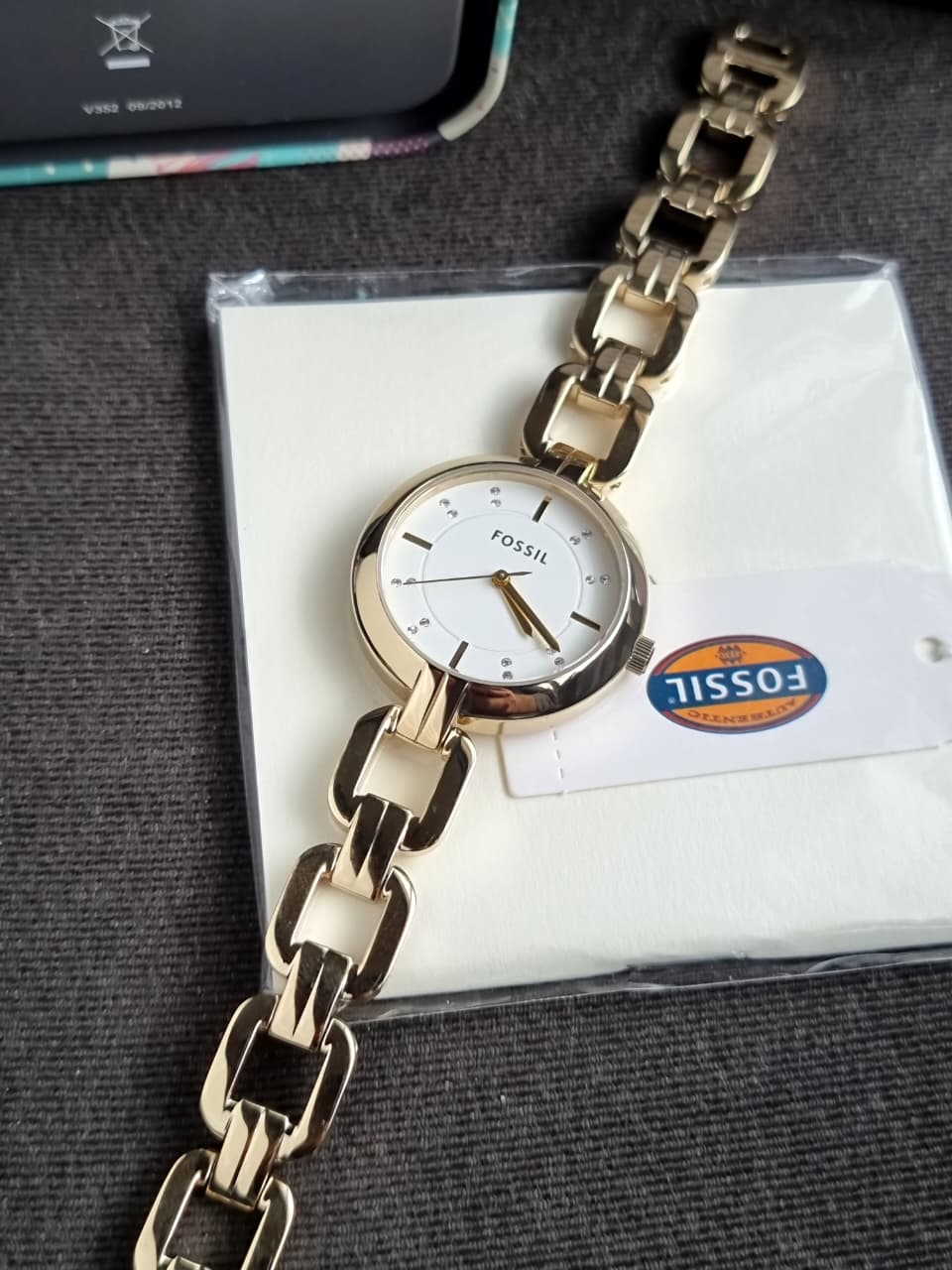 Fossil Women's Analogue Quartz Watch with Stainless Steel Strap BQ3852, Gold
