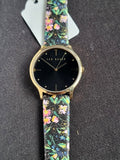 Ted Baker Black Dial Rose gold Casing Quartz Watch BKPPOS2069I
