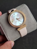 Ted baker Ladies Watch Pink Dial Pink Leather Strap Quartz Watch