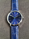 Ted baker Blue Leather Strap Blue Dial Quartz Watch