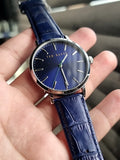Ted baker Blue Leather Strap Blue Dial Quartz Watch