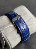 Ted baker Blue Leather Strap Blue Dial Quartz Watch