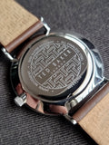 Ted Baker Men's 43 Mm Phylipa Gents, Silver/White/Brown, One Size, 43 mm Phylipa Gents