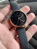 Ted baker 37mm Dial Ladies Watch golden Casing Black Dial Quartz Watch