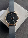 Ted baker 37mm Dial Ladies Watch golden Casing Black Dial Quartz Watch