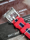 Maurice Lacroix Aikon Beach Volley Vikings Limited Edition Red Dial Red Rubber Strap Watch for Men - AI1018-SS001-530-6