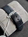 Ted baker Gents Watch Black Dial Black Leather Strap Quartz Watch