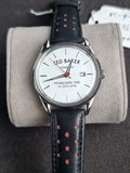 Ted baker Black Leather Strap White Dial 40mm Dial Quartz Watch