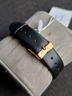 Ted baker Ladies Watch Black Dial Rose Gold Casing Quartz Watch