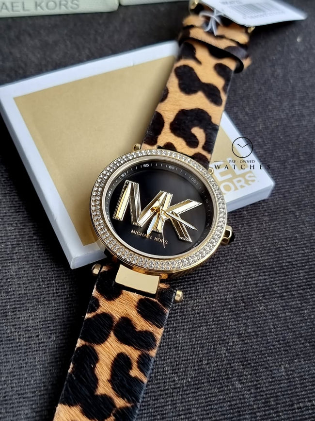 MICHAEL KORS Parker Quartz Crystal Black Dial Ladies Watch  MK4723 Main Image