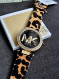 MICHAEL KORS Parker Quartz Crystal Black Dial Ladies Watch  MK4723