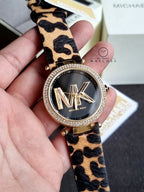 MICHAEL KORS Parker Quartz Crystal Black Dial Ladies Watch  MK4723