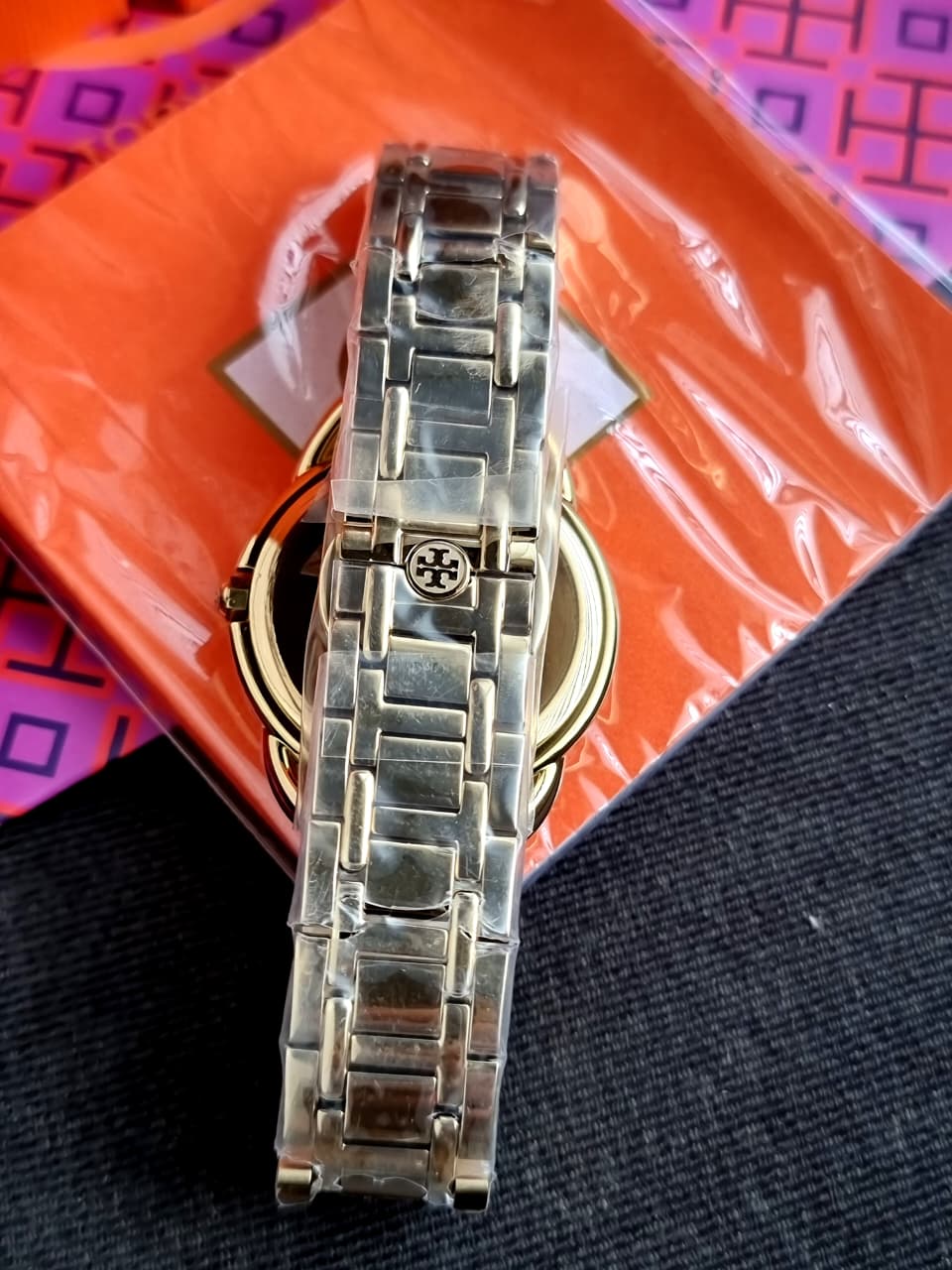 TBW7230 Tory Burch Miller Gold Tone Mother Of Pearl Dial Women's Watch