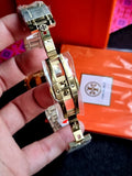 TBW7230 Tory Burch Miller Gold Tone Mother Of Pearl Dial Women's Watch