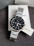 Emporio Armani Men's Chronograph, Stainless Steel Watch, 43mm