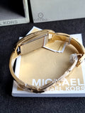 Michael Kors MK Empire Three-Hand Gold-Tone Stainless Steel Watch mk4840
