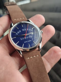 Ted baker Brown Leather Strap Blue Dial 40mm Dial Quartz Watch