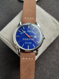 Ted baker Brown Leather Strap Blue Dial 40mm Dial Quartz Watch