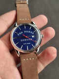 Ted baker Brown Leather Strap Blue Dial 40mm Dial Quartz Watch