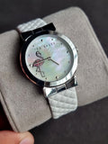 Ted baker Ladies Watch White Dial White Leather Strap Quartz Watch