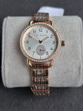 Ted Baker Women's Quartz Stainless Steel Strap, Rose Gold, 14 Casual Watch (Model: BKPHHF1079I) Rose Gold/Silver 34mm