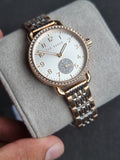 Ted Baker Women's Quartz Stainless Steel Strap, Rose Gold, 14 Casual Watch (Model: BKPHHF1079I) Rose Gold/Silver 34mm