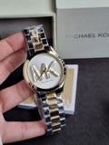 Michael Kors Slim Runway Women's Watch, Stainless Steel Bracelet Watch for Women mk4735