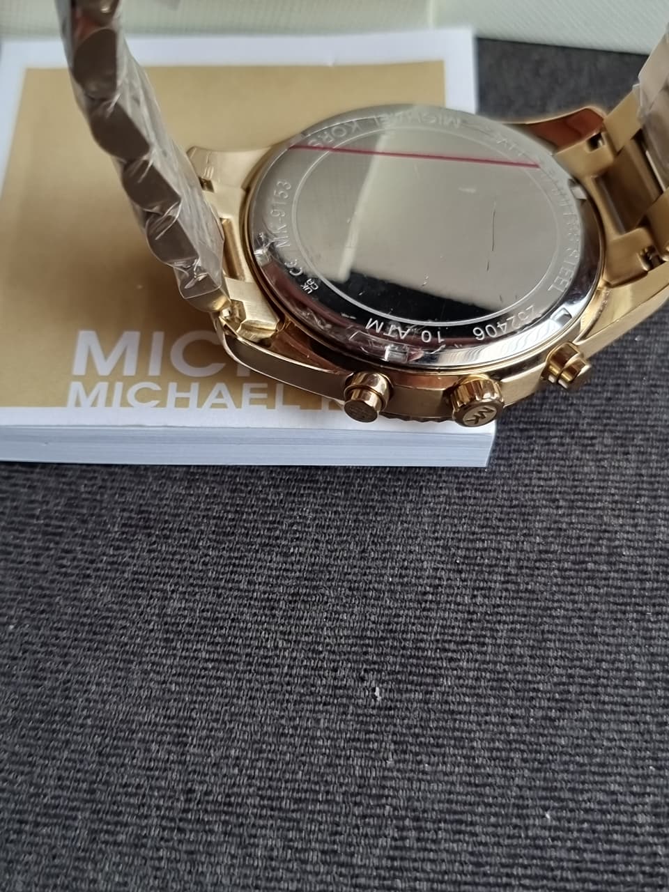 Michael Kors Lexington Men's Watch, Stainless Steel Bracelet Watch for Men mk9153 (WITHOUT TAG)