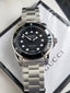 Gucci Men’s Swiss Made Quartz Stainless Steel Black Dial 45mm Watch YA136208