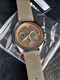 Hugo Boss Men’s Quartz Olive Green Leather Strap Olive Green Dial 45mm Watch 1514018