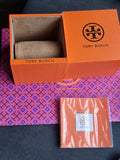 Tory Burch TBW1077 Eleanor Gold Stainless Steel Bracelet Watch Pink Dial