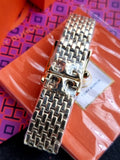Tory Burch TBW1077 Eleanor Gold Stainless Steel Bracelet Watch Pink Dial