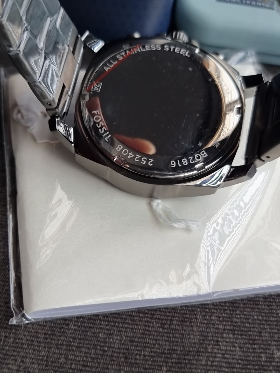 Fossil Men's Analog Quartz Watch with Stainless Steel Strap BQ2816