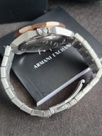A|X Armani Exchange Dive-Inspired Sports Watch for Men with Stainless Steel